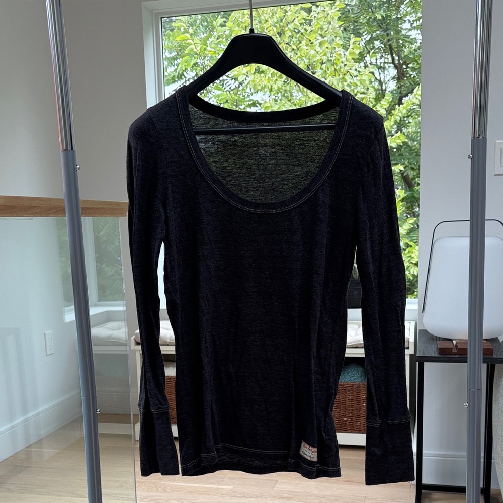 True Religion Charcoal Women's Long-Sleeve